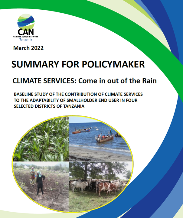 Come in out of the Rain: Summary for Policymakers